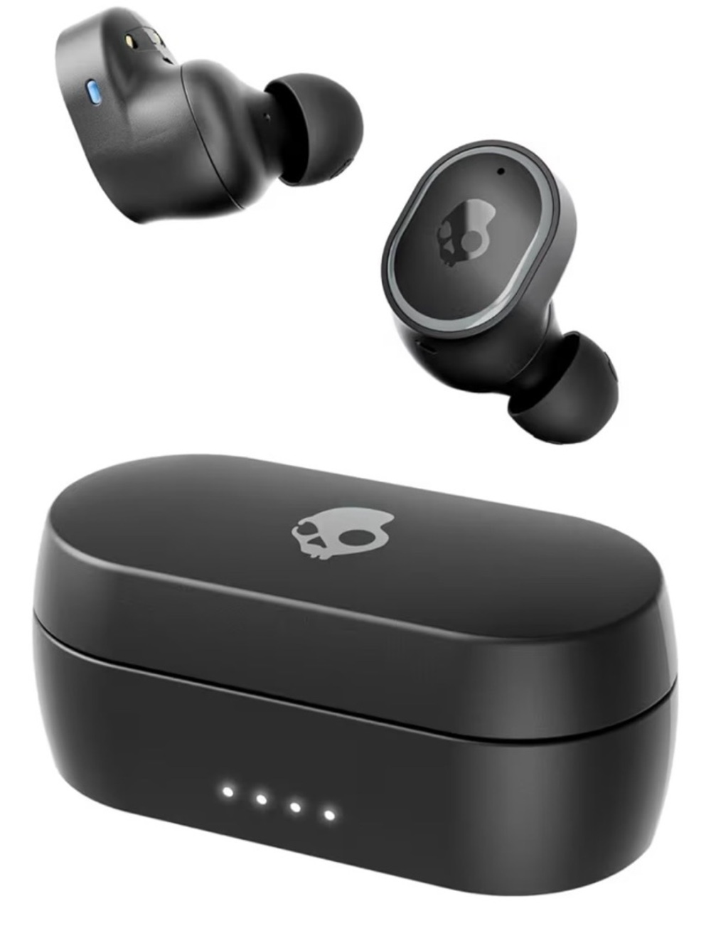 Skullcandy True Wireless Earbuds in Black with Charging Case